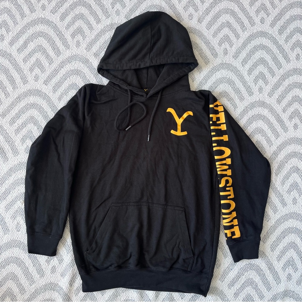 YELLOWSTONE Dutton Ranch Black Hoodie Men’s Small